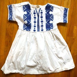 Crewcuts (J Crew kids) embroidered cotton dress size 7